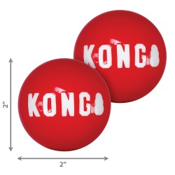 Kong Signature Balls x 2 - Médium  0035585476155 Jouets