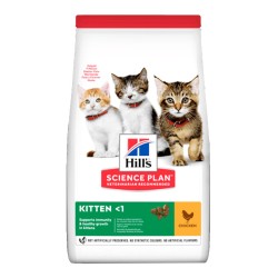 Croquettes Hill's Kitten Poulet 3 kg HILL'S 052742024363 Croquettes Hill's