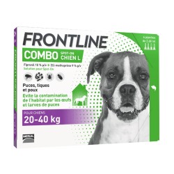 Combo Chien Frontline 20-40 kg  FRONTLINE  Pipettes